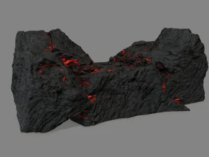 Lava stairs 3D Model