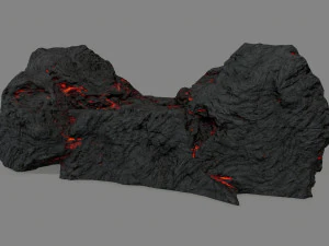 Lava stairs 3D Model