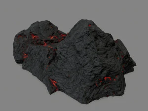 Lava stairs 3D Model
