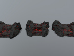 Lava stairs 3D Модель
