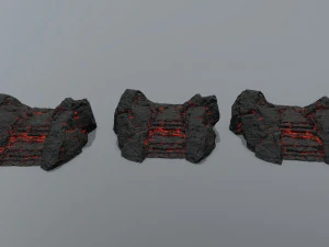 Lava stairs 3D Model