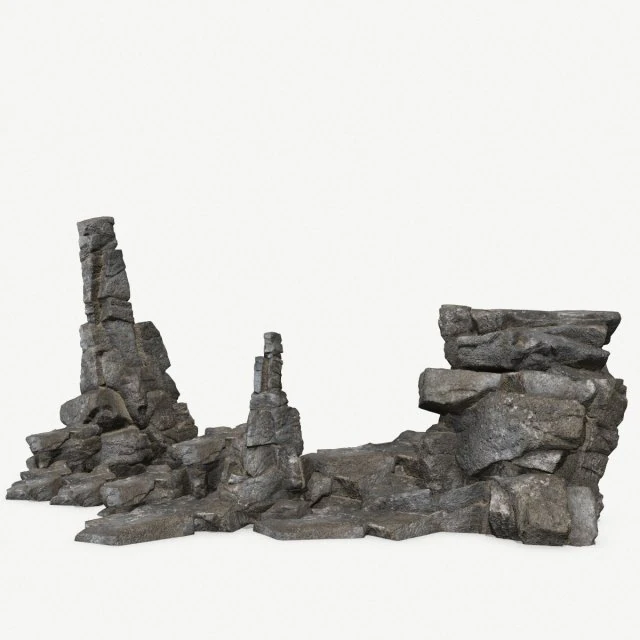 Rocks 3D Model .c4d .max .obj .3ds .fbx .stl .blend 