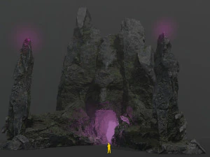 Rock Gate 3D Model