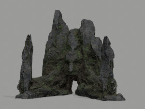 Rock Gate Model 3D