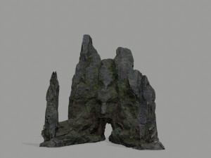 Rock Gate Model 3D