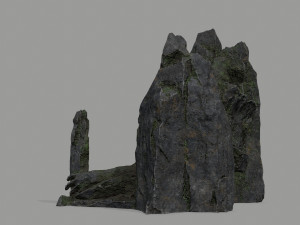 Rock Gate Model 3D