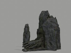 Rock Gate Model 3D