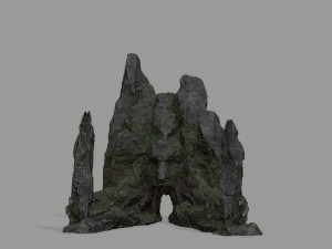 Rock Gate Model 3D