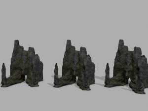 Rock Gate Model 3D