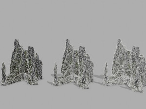 Rock Gate Model 3D