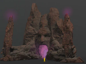 Rock Gate 3D Model