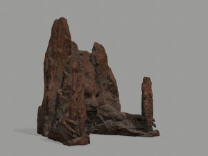 Rock Gate 3D Model