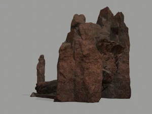 Rock Gate 3D Model