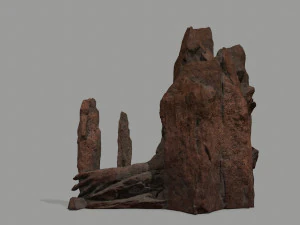 Rock Gate 3D Model