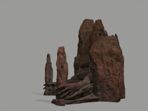 Rock Gate 3D Model