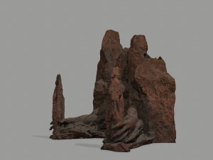 Rock Gate 3D Model