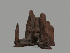 Rock Gate 3D Model