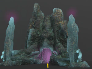 Rock Gate 3D Model