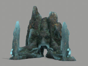 Rock Gate 3D Model