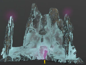 Rock Gate 3D Model