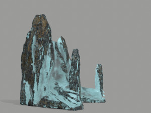 Rock Gate Model 3D