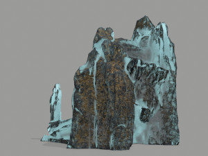 Rock Gate Model 3D