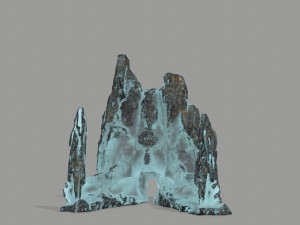 Rock Gate Model 3D