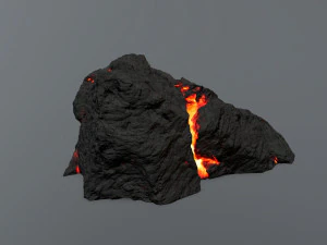 Lava stairs 3D Model