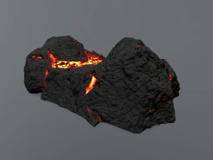 Lava stairs 3D Model