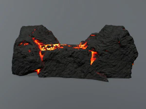 Lava stairs 3D Model