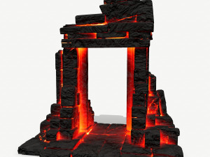 Lava gate 3D मॉडल