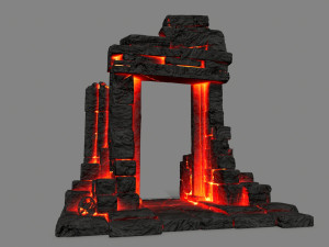 Lava gate 3D 模型