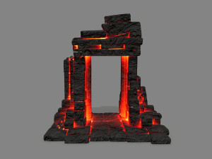 Lava gate 3D 模型