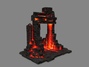 Lava gate 3D 模型