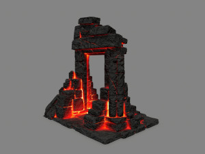 Lava gate 3D 模型