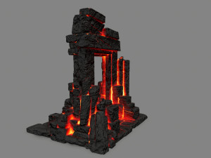 Lava gate 3D 模型