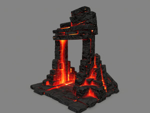 Lava gate 3D 模型