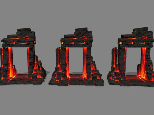 Lava gate 3D 模型