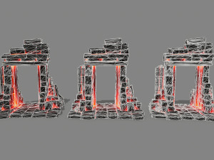 Lava gate 3D 模型
