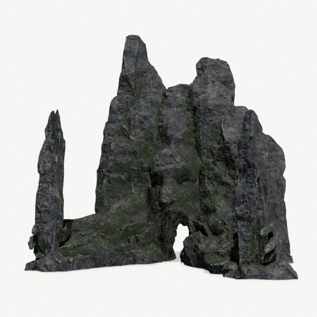 Rock Gate Modèle 3D .c4d .max .obj .3ds .fbx .stl .blend 
