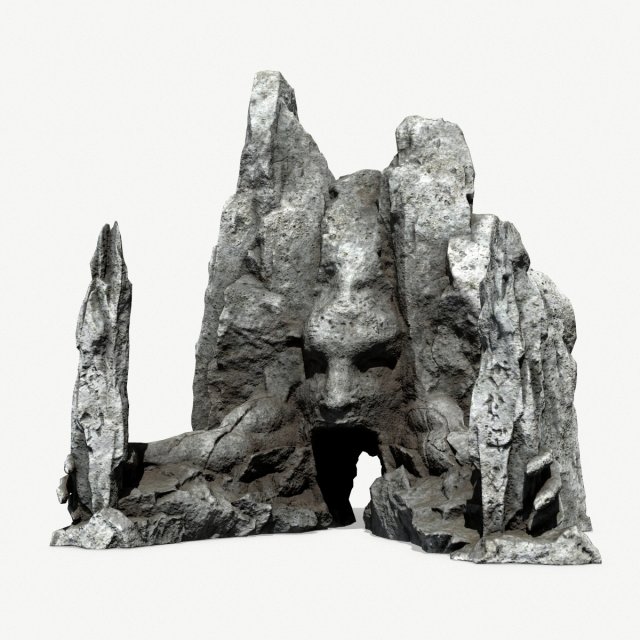 Rock Gate Modelo 3D .c4d .max .obj .3ds .fbx .stl .blend 
