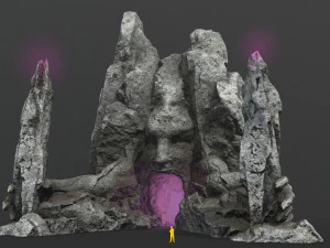 Rock Gate 3D Model