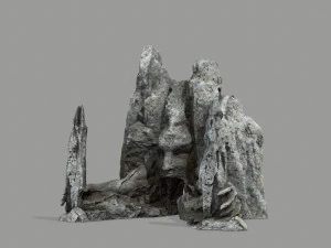 Rock Gate 3D Model