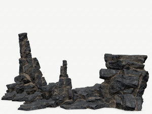 Desert rocks 3D Model