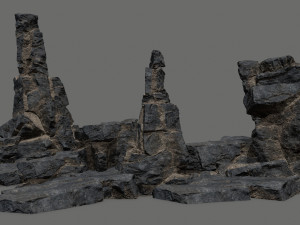 Desert rocks 3D Модель