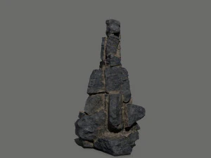 Desert rocks 3D Model