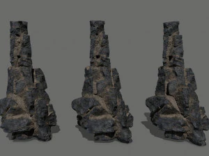Desert rocks 3D Model