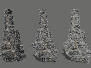 Desert rocks 3D Модель