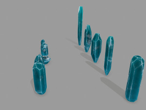 Crystal set 3D Model