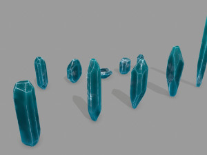 Crystal set 3D Model